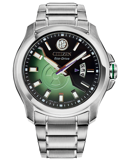The Hulk Black Dial Stainless Steel Bracelet AW1351 56W CITIZEN